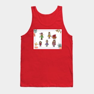 Family Going for a Walk Tank Top